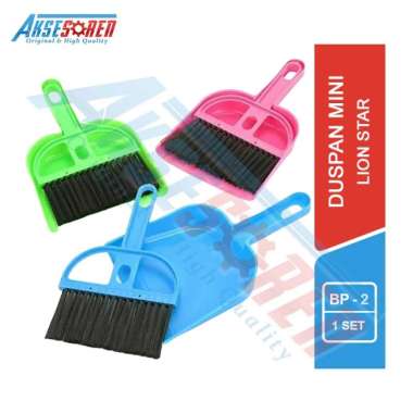 Sapu Pengki Kecil Lion Star [1 Set/BP-2] / Livina Mini Duspan Set / Alat Kebersihan Rumah / Prabotan