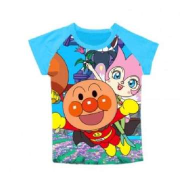 Baju Anak Laki Laki Tshirt Kaos J2 Tee 775 Small Anpanman size 5 tahun