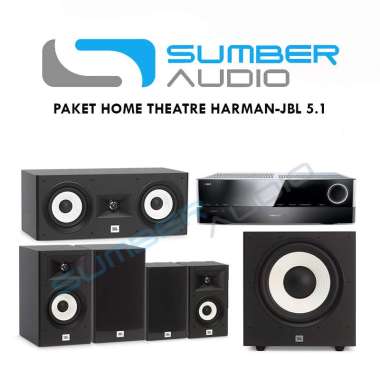 Amplifier Harman Kardon AVR151S + Speaker JBL Stage 5.1 Channels