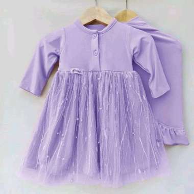 Gamis Anak syar'i Aziel Gamis anak tile gamis anak bayi brokat gamis bayi baju muslim bayi perempuan