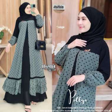 Model baju tile polkadot