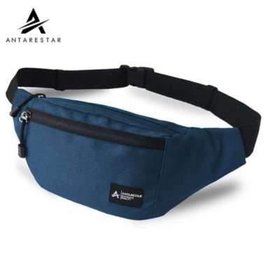 Tas Selempang Pria Waistbag Antarestar Tas Pinggang Selempang Trendy NAVY