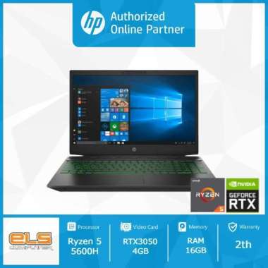HP Pavilion 15-EC2010AX - Black [Ryzen 5 5600H-16GB-512GB-RTX3050]