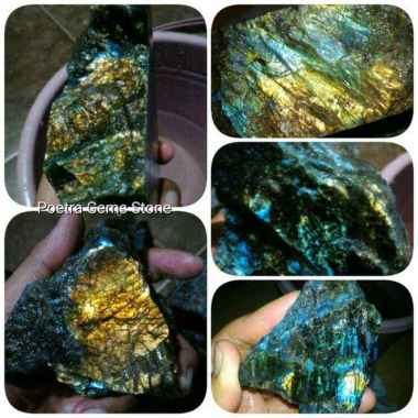 Bahan Rough Labrador Pelangi Rainbow 1kg
