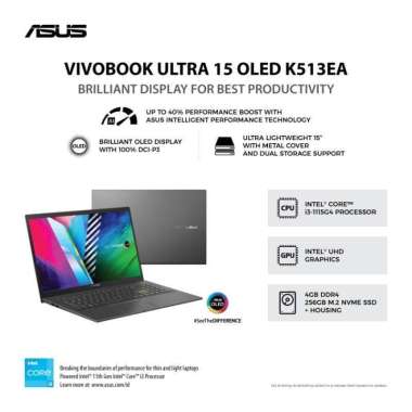 ASUS VivoBook M513UA-OLED751 | OLED752 | OLED753 [AMD Ryzen 7-5700U / 8GB / 512GB SSD / OLED / WIN10