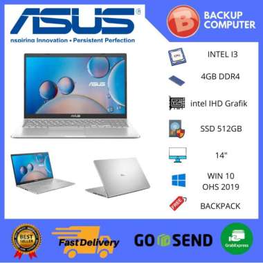 ASUS A416JA-FHD352 i3-1005G1/UMA/512G PCIE/4GB DDR4/SLATE GREY/NO ODD/