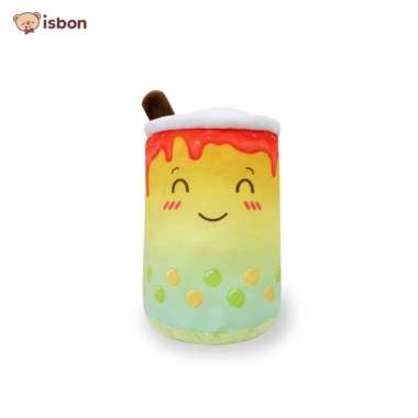 Boneka Boba Viral LED Lemon Relaxing Sedang bisa nyala disambungkan ke listik tahan lama bahan halus