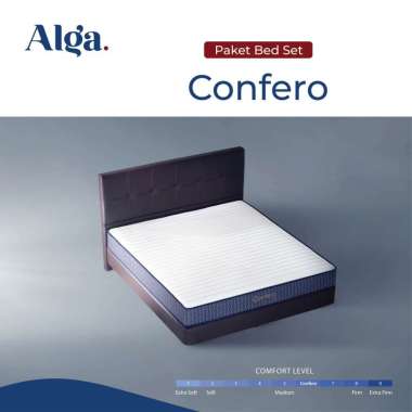 ALGA Paket Confero (Mattress + Divan + Sandaran) 180 x 200