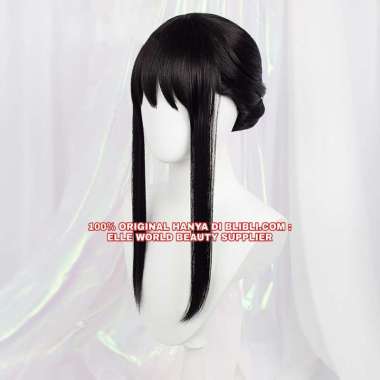 READY STOCK STYLED - WIG YOR FORGER WIG COSPLAY ANIME SPY X FAMILY WIG WANITA PANJANG LURUS PONI DEP