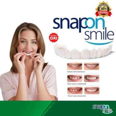 snapon smile Gigi Palsu Instan Garansi Original Authentic Veneer gigi Snapon Smile