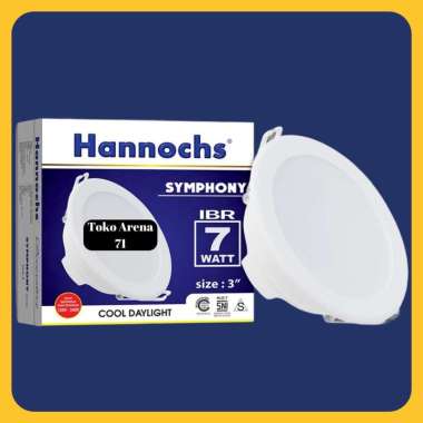 Hannochs Symphony Downlight LED Panel 7 watt 7W IB IBR CDL - Putih