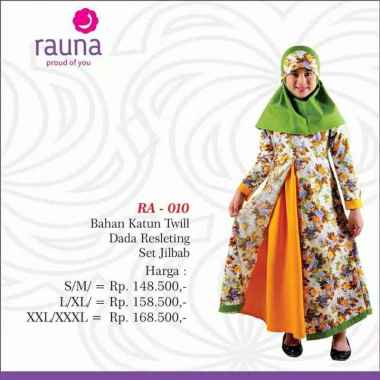 Rauna Gamis Anak Perempuan / Ra-10/ Fashion Muslim XXL Kuning