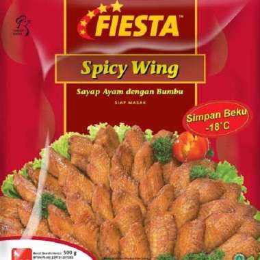 Promo Harga Fiesta Ayam Siap Masak Spicy Wing 500 gr - Blibli