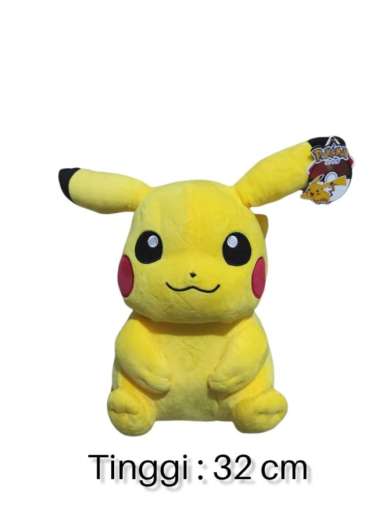 Boneka Pikachu 32 cm Boneka Pokemon Besar