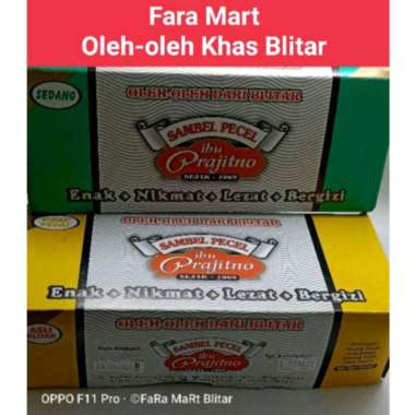 (1Kg) SAMBAL PECEL BU PRAJITNO KHAS BLITAR