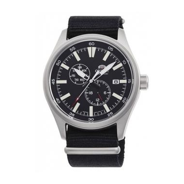 Jam Tangan Pria Orient RA-AK0404B10B Multi Hand Automatic Silver Black