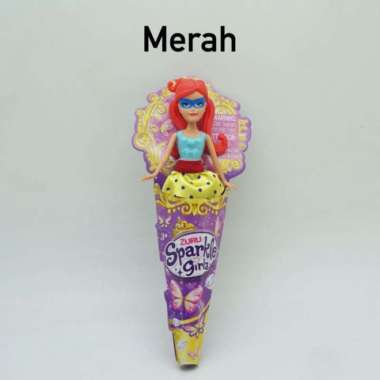Sparkle Girlz Mini Cone Chelsea Boneka Barbie Girls Perempuan Merah