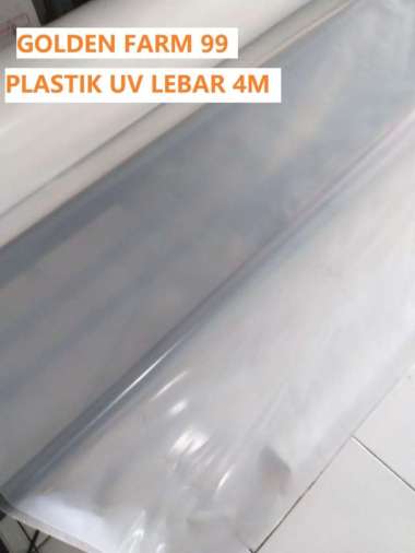Plastik uv lebar 4 m tebal 200 micron 14 persen harga per roll