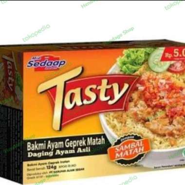 Promo Harga Sedaap Tasty Bakmi Ayam Geprek Matah 124 gr - Blibli