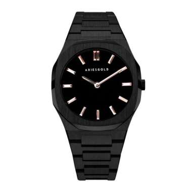 Jam Tangan Pria Formal Original Aries Gold Urban Prestige G-1031-BK-BKRG Garansi Resmi