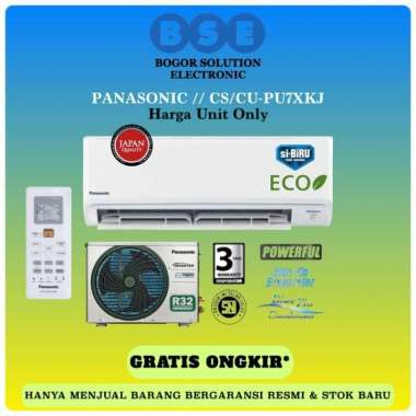 AC PANASONIC SIBIRU INVERTER 0.75PK CS/CU-PU7XKJ PANASONIC CSCUPU7XKJ