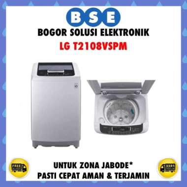 LG MESIN CUCI TOP LOADING 8KG | PROMO MESIN CUCI 8 KG | T2108VSPM