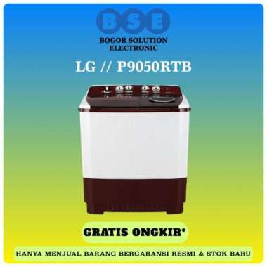 LG P9050RTB Mesin Cuci2 Tabung 9 KG Twin Tub 9 KG P 9050 RTB LG P9050