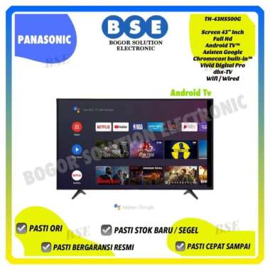 Panasonic Th-43hs500g | Led Tv Android 43 Th43hs500g Panasonic Fhd 43