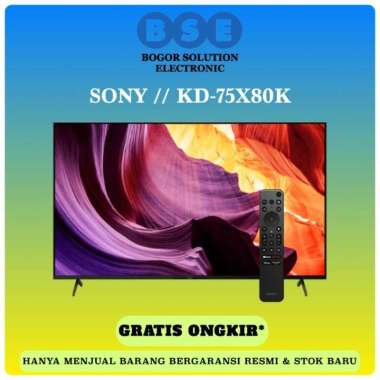 SONY BRAVIA 75 Inch 75X80K 4K Android Google TV Sony KD-75X80K 75" UHD