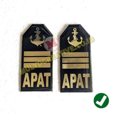 Evolet Pelayaran APAT Strip 3 Evolet Tanda Pundak Akademi Pelayaran