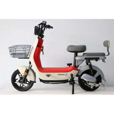 Sepeda Listrik E-Bike Pacific Nimbuzz Electric Bike 600 Watt Terbaru VINTAGE RED