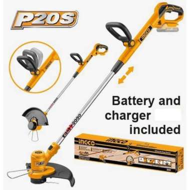Mesin Potong Rumput Baterai Cordless 20 Volt INGCO tipe CGTLI2001