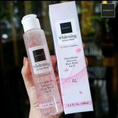 Scarlet Whitening Facial Wash/Sabun Cuci Muka
