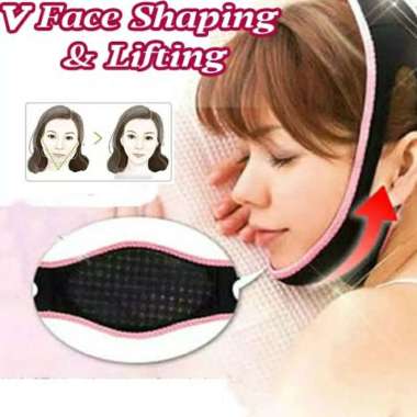 Alat Penirus Pipi Penirus Wajah Sabuk V Shape Facelift Slimmer Belt