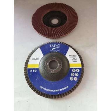 Mata Gerinda Amplas Susun Flap Disc Taiyo Grid 80