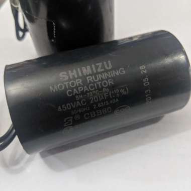 Capacitor 20uf SHIMIZU PC375BIT ORIGINAL