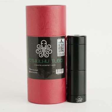 Mod Vape Mechanical Cthulhu Tube 18650/18350 Black Authentic Multicolor Multicolor