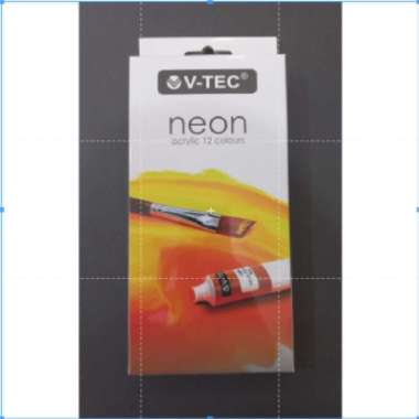 Cat Acrylic 12 Warna VTEC NEON / acrylic / v-tec / cat acrylic vtec 12 colours NEON
