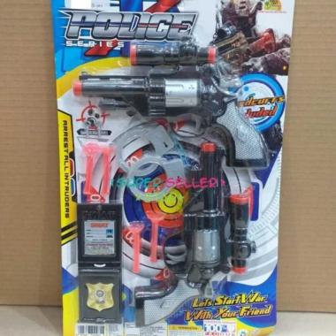 MAINAN ANAK LAKI LAKI PISTOL POLICE SERIES / MAINAN PISTOL SET POLISI