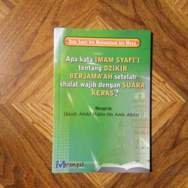 Buku Apa Kata Imam Syafii Tentang Dzikir Setelah Shalat Dengan Suara K