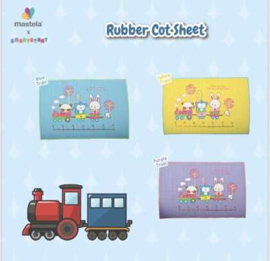 Gratis Ongkir Mastela Perlak Organik - Rubber Healthy Cot Sheet Train