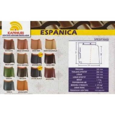 GENTENG KANMURI ESPANICA GREEN
