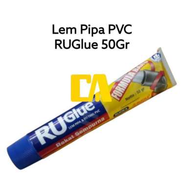 LEM PIPA PVC RUGLUE 50GRM Tube odol