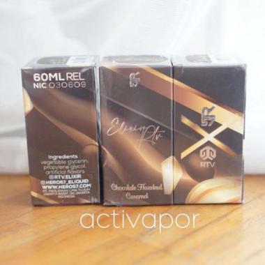 Elixir V2 Chocolate 3mg Hazelnut Caramel 6mg 9mg 60ml Liquid Vape Hero 57 R57 6mg