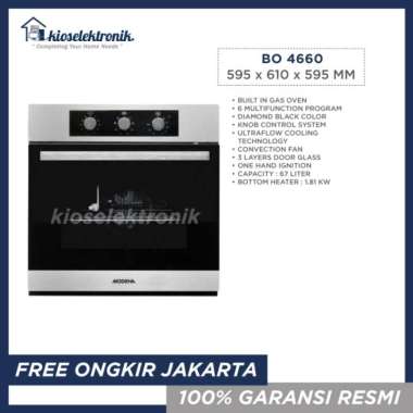 Modena Built In Oven BO 4660 - Oven Tanam Gas BO4660