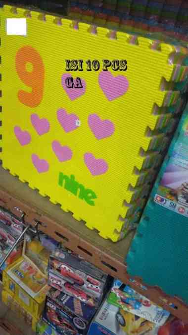 MATRAS PUZZLE MOTIF ANGKA MATRAS PUZZLE LANTAI PUZZLE MAT