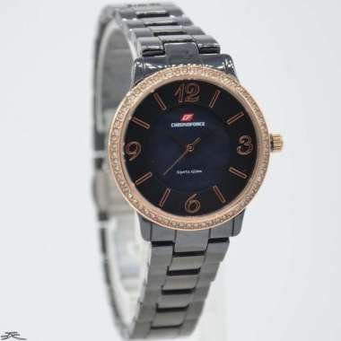 CHRONOFORCE CF 5285LCBR - Jam Tangan Wanita Original - Black Rose