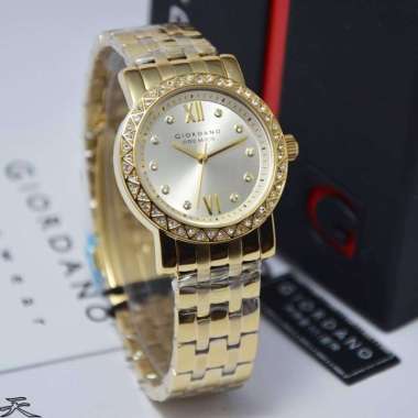 GIORDANO P272-44 - Jam Tangan Wanita Original - Gold