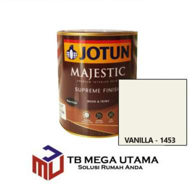 Jotun Majestic Supreme Finish 1453 Vanilla 0,9 Liter | Cat Kayu Besi Interior