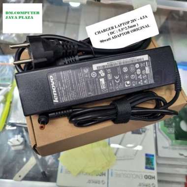 Charger Laptop 20V - 4.5A ( Dc : 5.5*2.5Mm ) 90Watt Adaptor Original